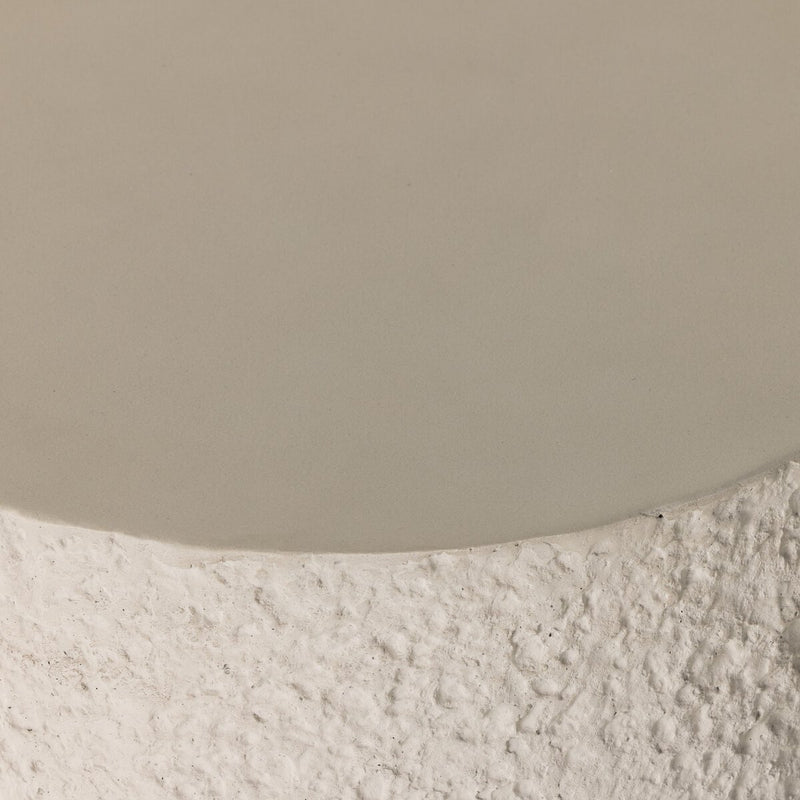 Kember Outdoor End Table - Matte Stone