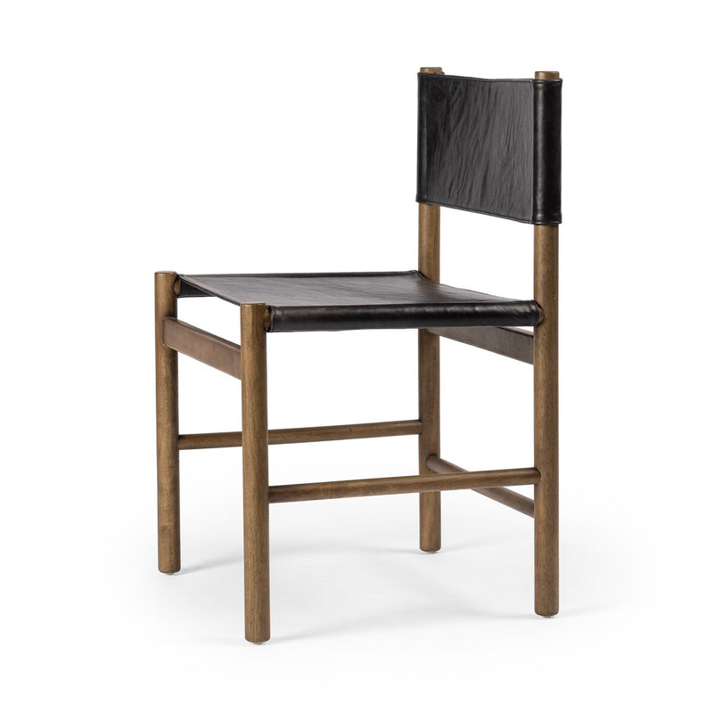 Kena Dining Chair - Sonoma Black & Solid Parawood