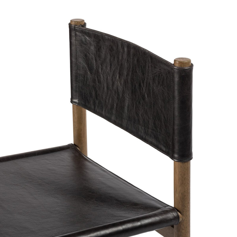 Kena Dining Chair - Sonoma Black & Solid Parawood
