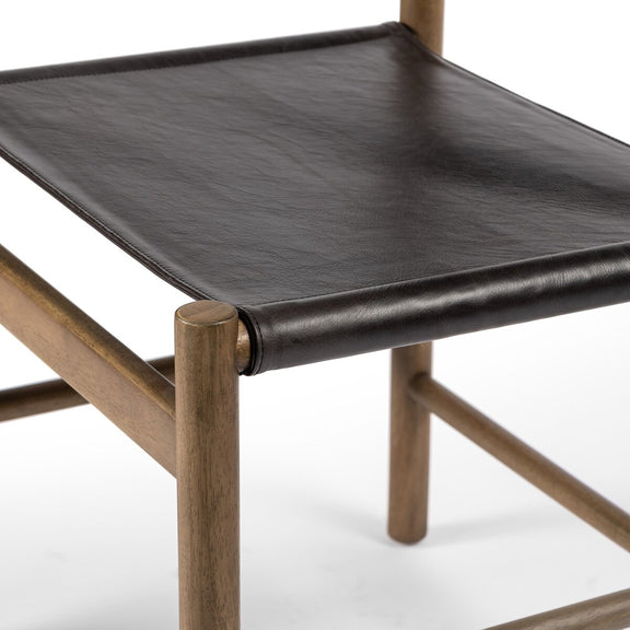 Kena Dining Chair - Sonoma Black & Solid Parawood