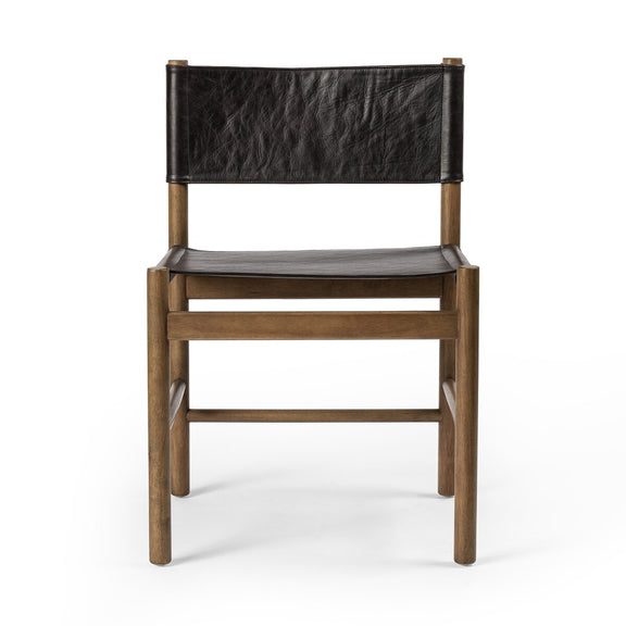 Kena Dining Chair - Sonoma Black & Solid Parawood