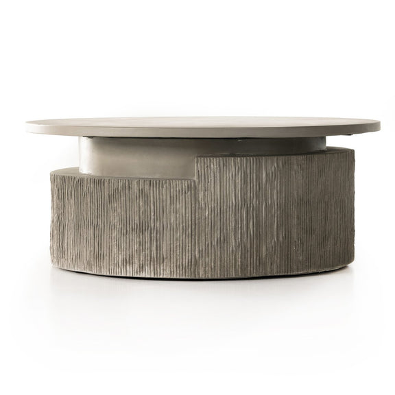 Huron Outdoor Coffee Table - Flint Concrete