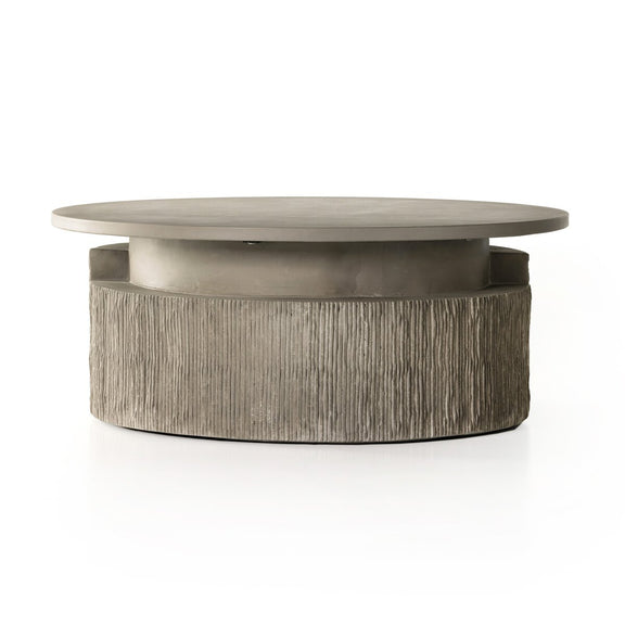 Huron Outdoor Coffee Table - Flint Concrete
