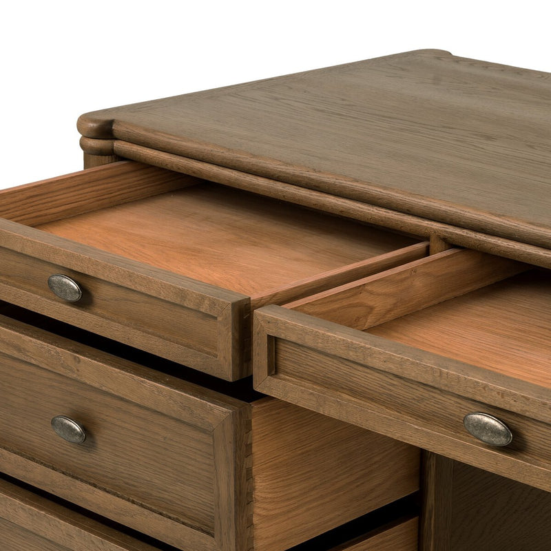 Toulouse Executive Desk - Toasted Oak