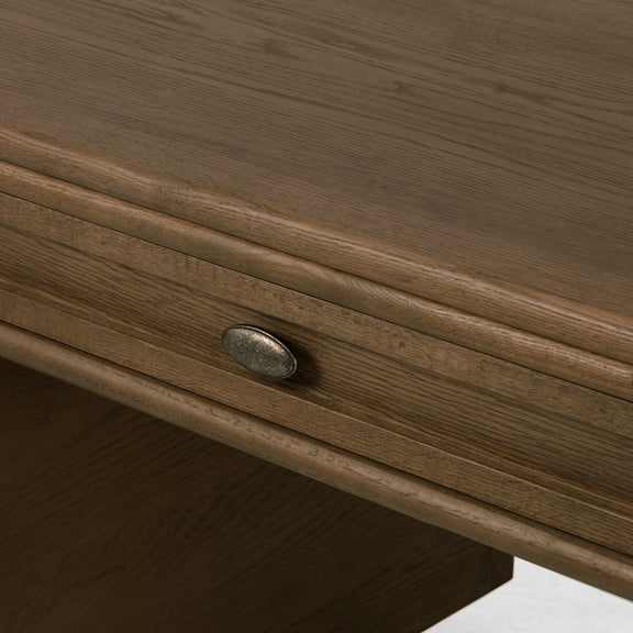Toulouse Executive Desk - Toasted Oak