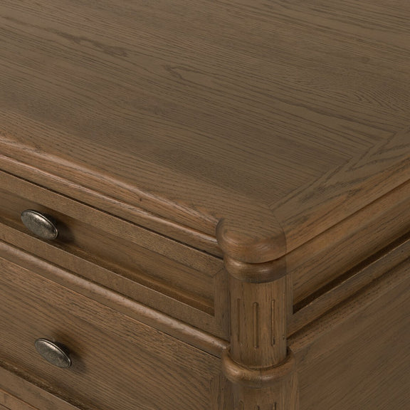 Toulouse Executive Desk - Toasted Oak
