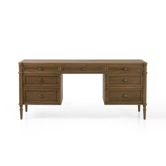 Toulouse Executive Desk - Toasted Oak