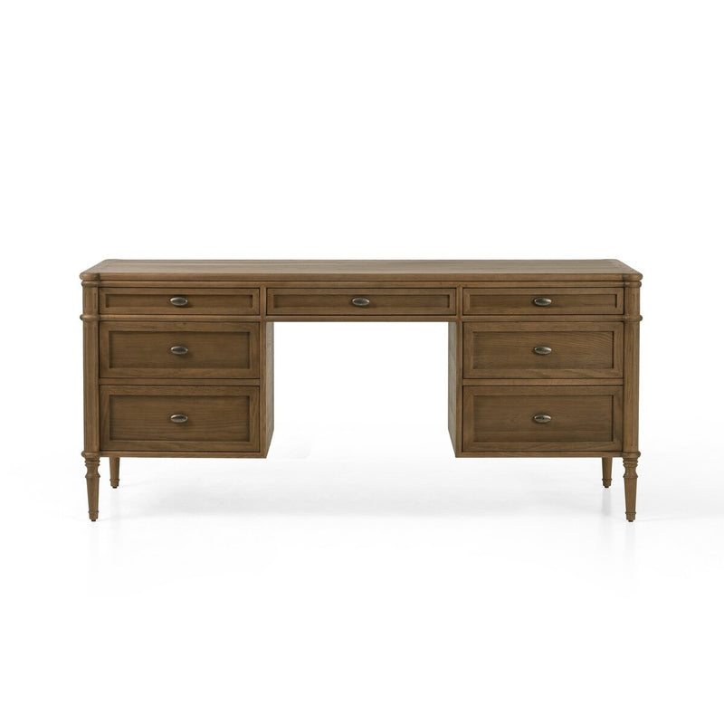 Toulouse Executive Desk - Toasted Oak