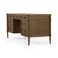Toulouse Executive Desk - Toasted Oak