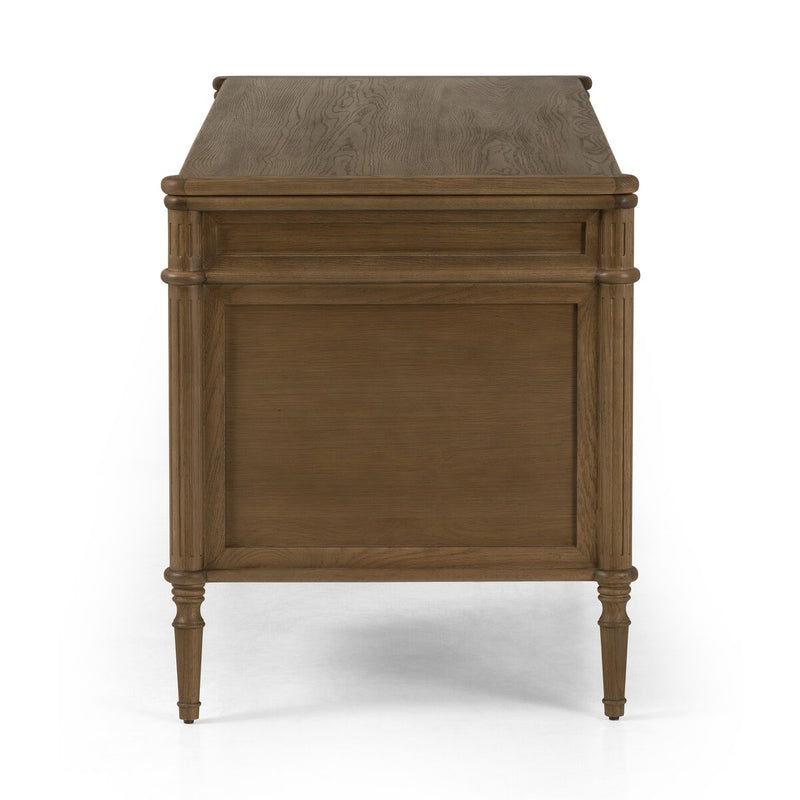 Toulouse Executive Desk - Toasted Oak