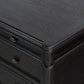 Toulouse Executive Desk - Distressed Black