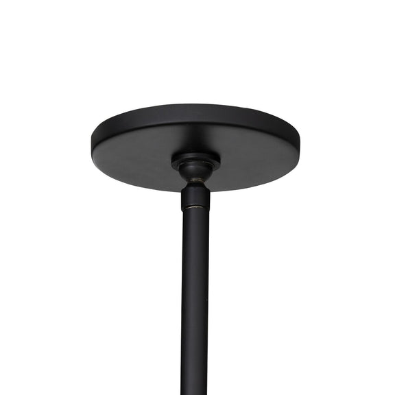 Cullen Chandelier - Black Leather