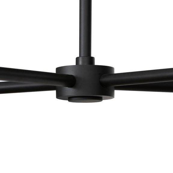 Cullen Chandelier - Black Leather
