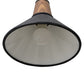 Cullen Chandelier - Black Leather