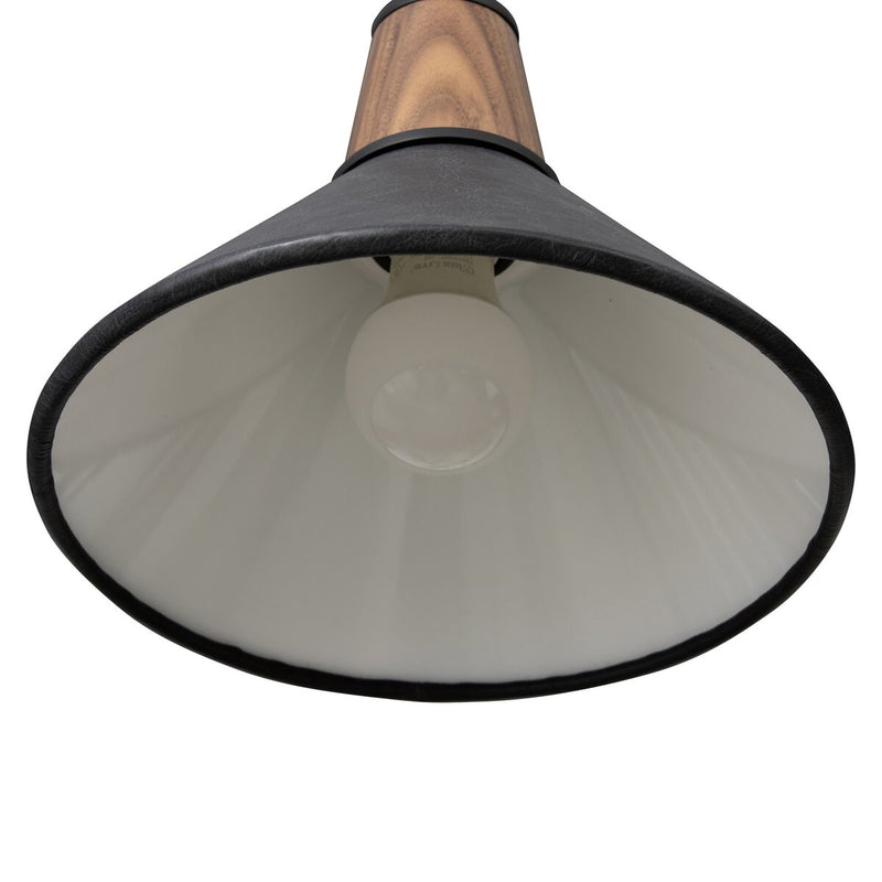 Cullen Chandelier - Black Leather