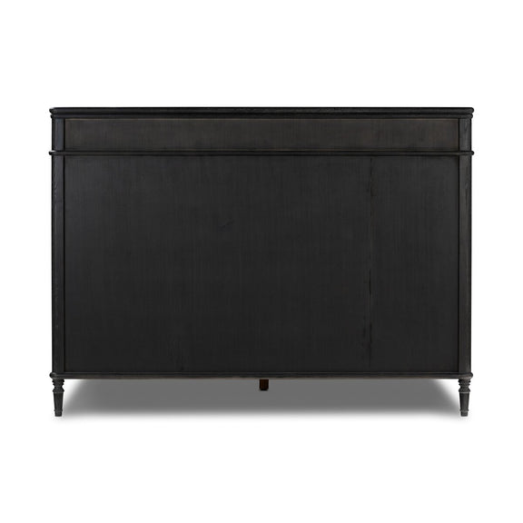 Toulouse Bed - Distressed Black