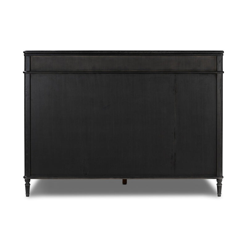 Toulouse Bed - Distressed Black