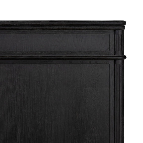 Toulouse Bed - Distressed Black