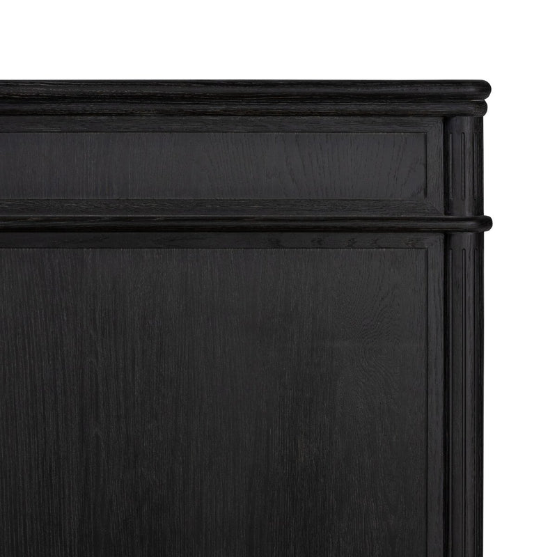 Toulouse Bed - Distressed Black