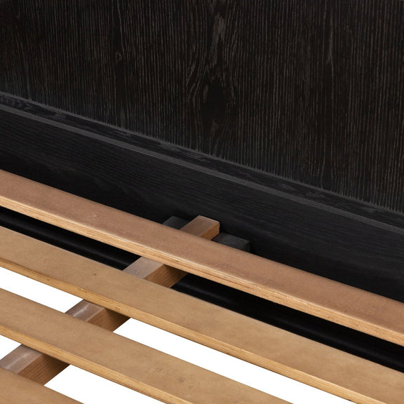 Toulouse Bed - Distressed Black