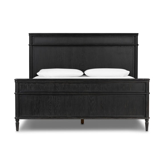 Toulouse Bed - Distressed Black
