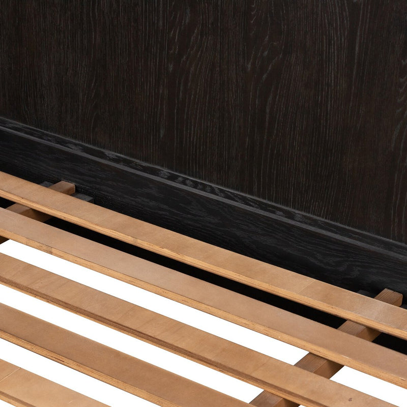 Toulouse Bed - Distressed Black