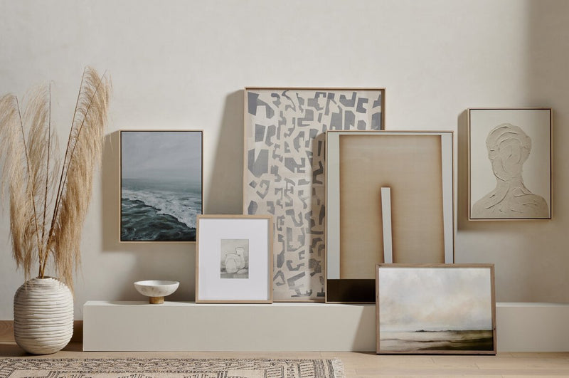Morning Waves by Shaina Page - Natural Maple Floater