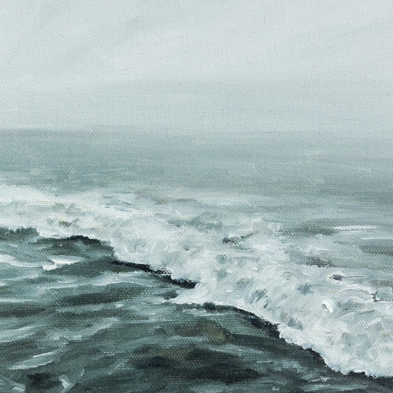 Morning Waves by Shaina Page - Natural Maple Floater