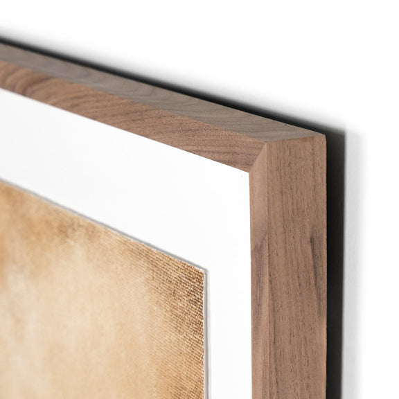 Hillside Haze II by Aileen Fitzgerald - Rustic Walnut