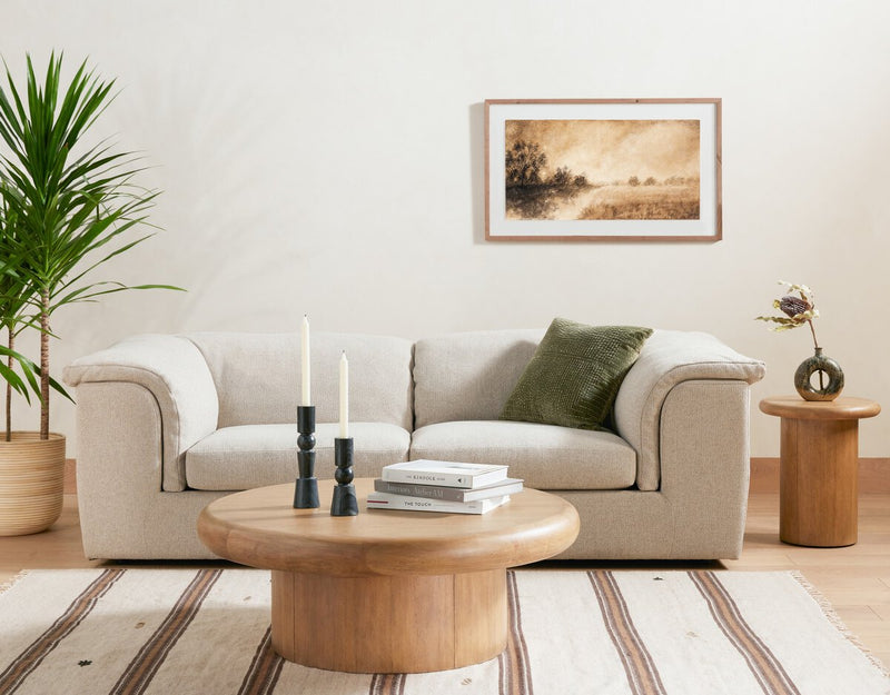 Hillside Haze II by Aileen Fitzgerald - Rustic Walnut