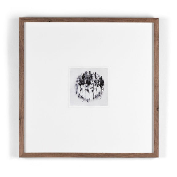 Through The Trees I by Santhosh CH - Rustic Walnut
