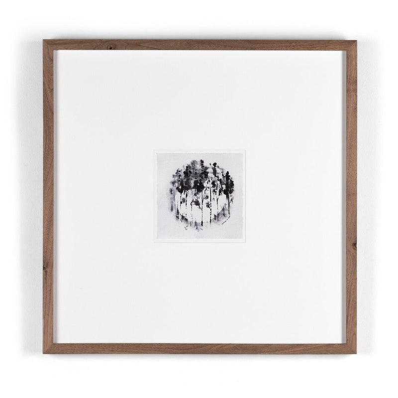 Through The Trees I by Santhosh CH - Rustic Walnut