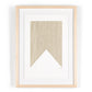 Triangle In Taupe by The Holly Collective - Natural Maple