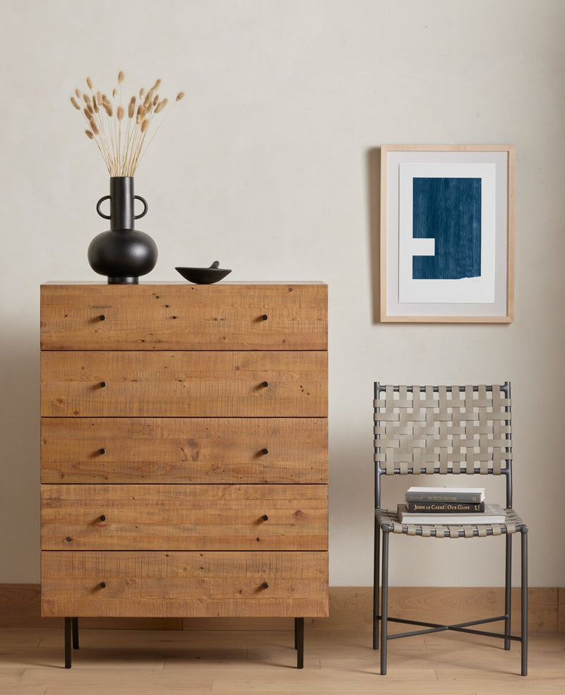 Negative II In Blue by The Holly Collective - Natural Maple