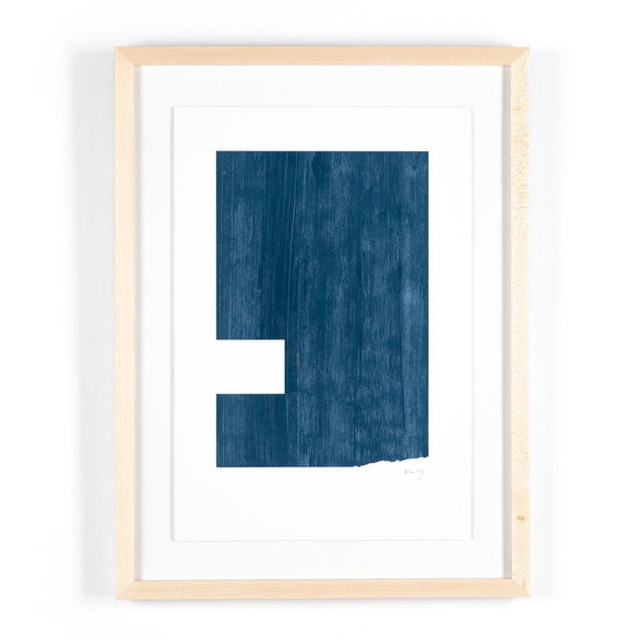 Negative II In Blue by The Holly Collective - Natural Maple