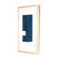 Negative II In Blue by The Holly Collective - Natural Maple