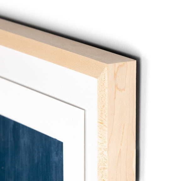 Negative II In Blue by The Holly Collective - Natural Maple