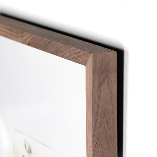 Figures I by Gold Rush Art Co - Rustic Walnut