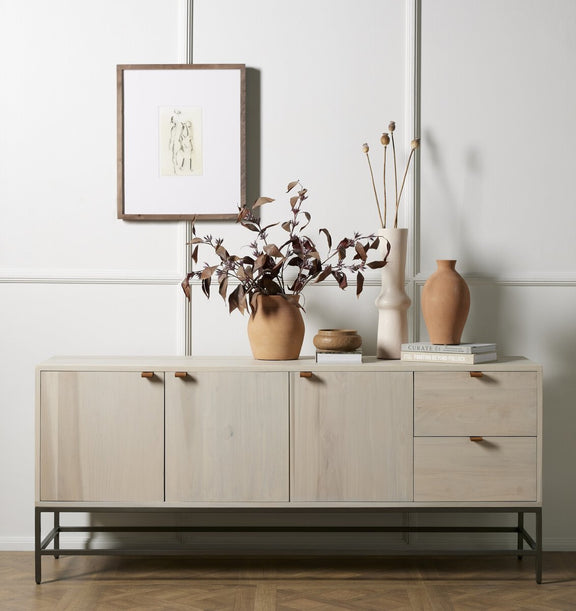 Figures I by Gold Rush Art Co - Rustic Walnut