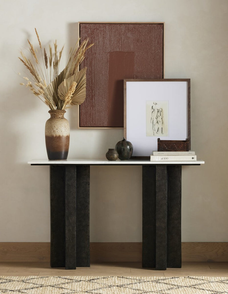 Figures I by Gold Rush Art Co - Rustic Walnut