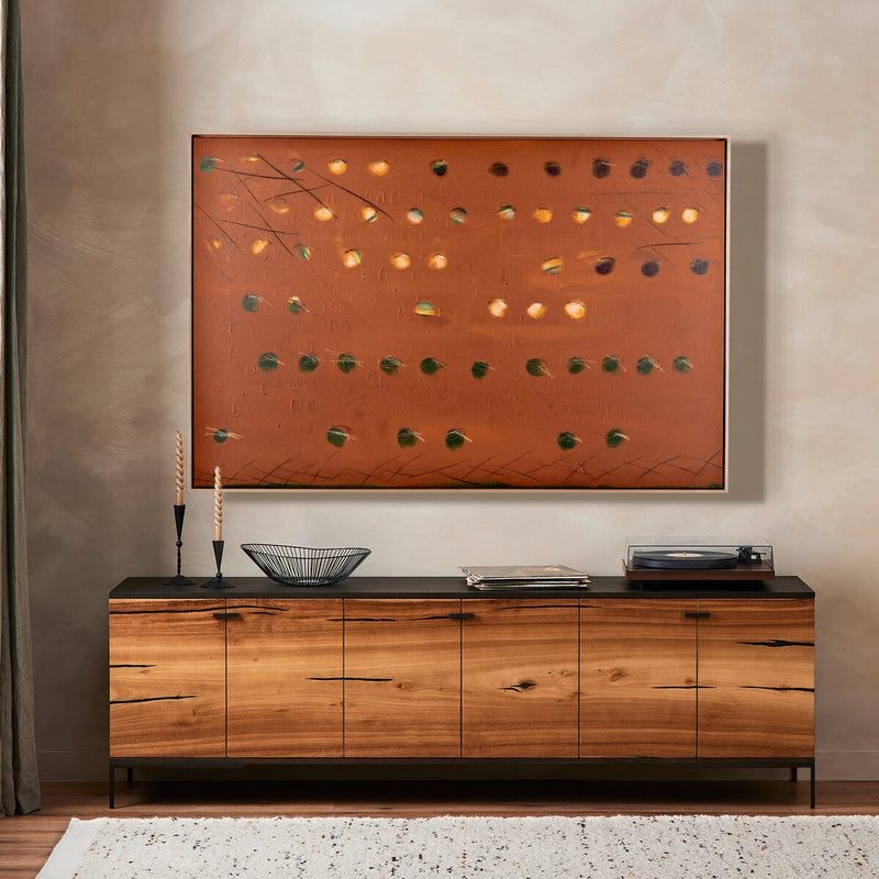 X Spot Rust by Jamie Beckwith - Natural Maple Floater