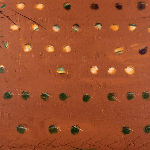 X Spot Rust by Jamie Beckwith - Natural Maple Floater