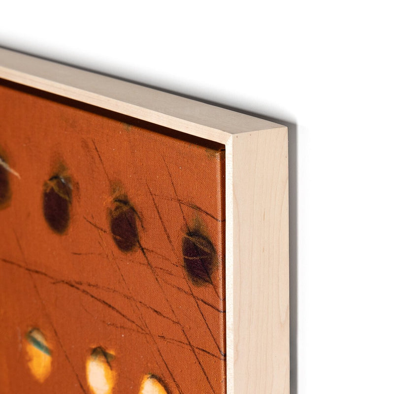 X Spot Rust by Jamie Beckwith - Natural Maple Floater
