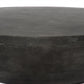 Basil Outdoor Round Coffee Table - Aged Grey