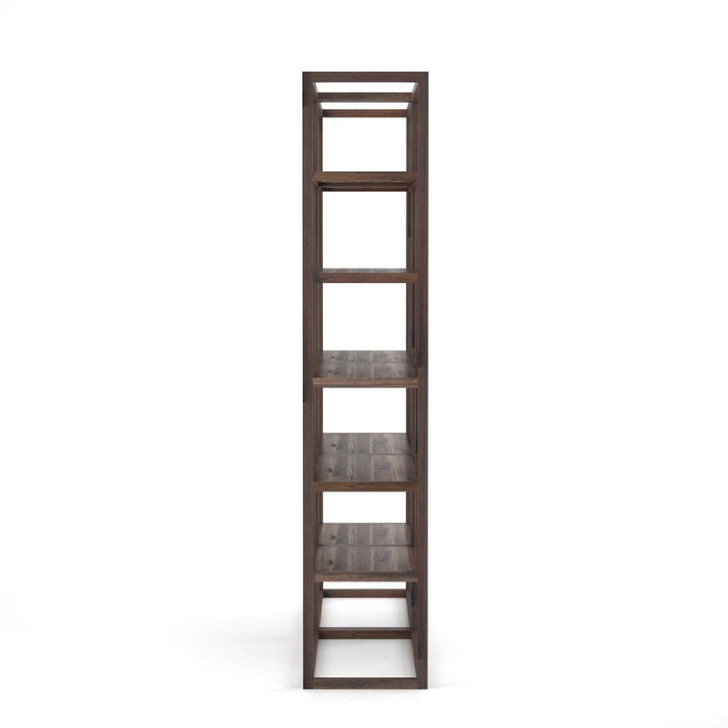 Waylon Double Bookshelf - Harvest Brown