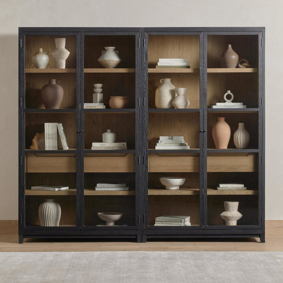 Millie Double Cabinet - Matte Black