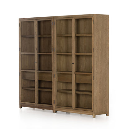 Millie Double Cabinet - Drifted Oak Solid