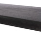 Reza Wide Bookcase - Worn Black Parawood