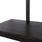 Reza Wide Bookcase - Worn Black Parawood