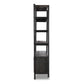 Reza Wide Bookcase - Worn Black Parawood